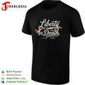 Liberty or Death 1776 2026 Revolutionary War Musket American Flag shirt