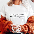 Life Is Better With My Boys Svg Boy Mom Svg Mom Shirt Design Svg Cut File For Cricut Mom Life Svg Png Mother's Day Gift...