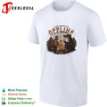 Life is better offline man and alligator roasting marshmallows campfire shirt