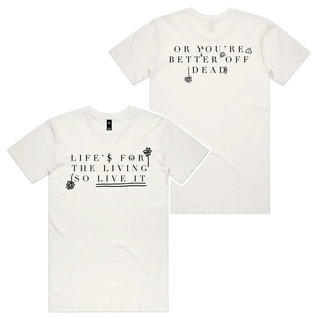 Life Is For The Living Tee Hoodie, Sweatshirt | CiraTrend.com (Image 1)