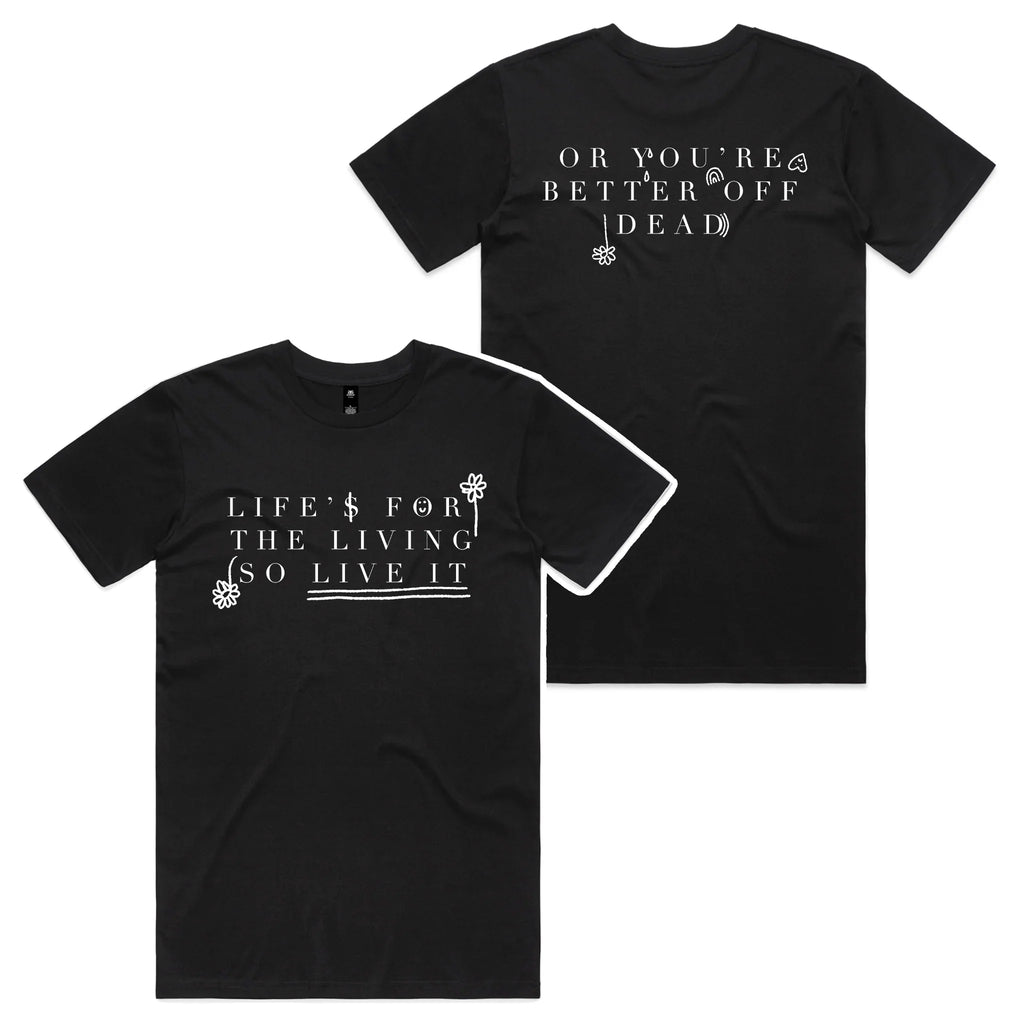 Life Is For The Living Tee Hoodie, Sweatshirt | CiraTrend.com (Image 2)