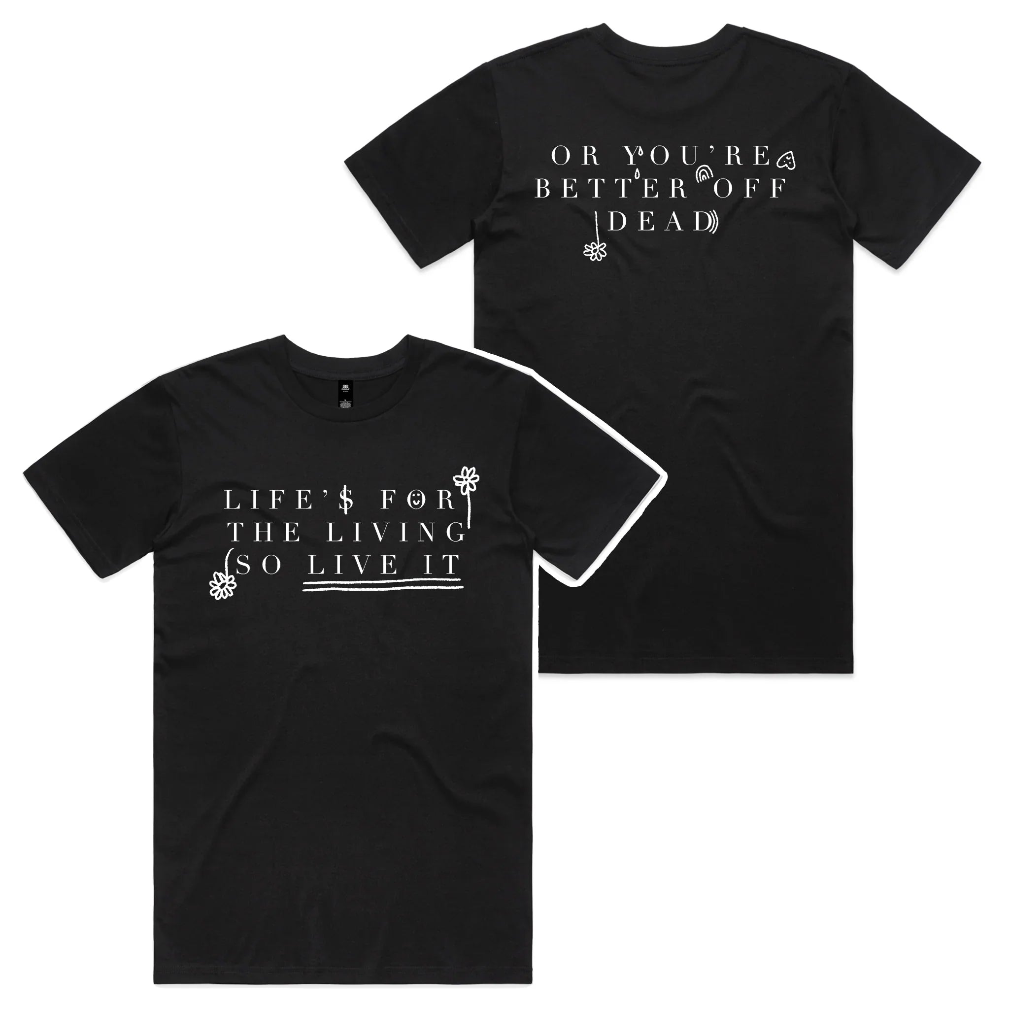 Life Is For The Living Tee Hoodie, Sweatshirt | CiraTrend.com (Image 2)