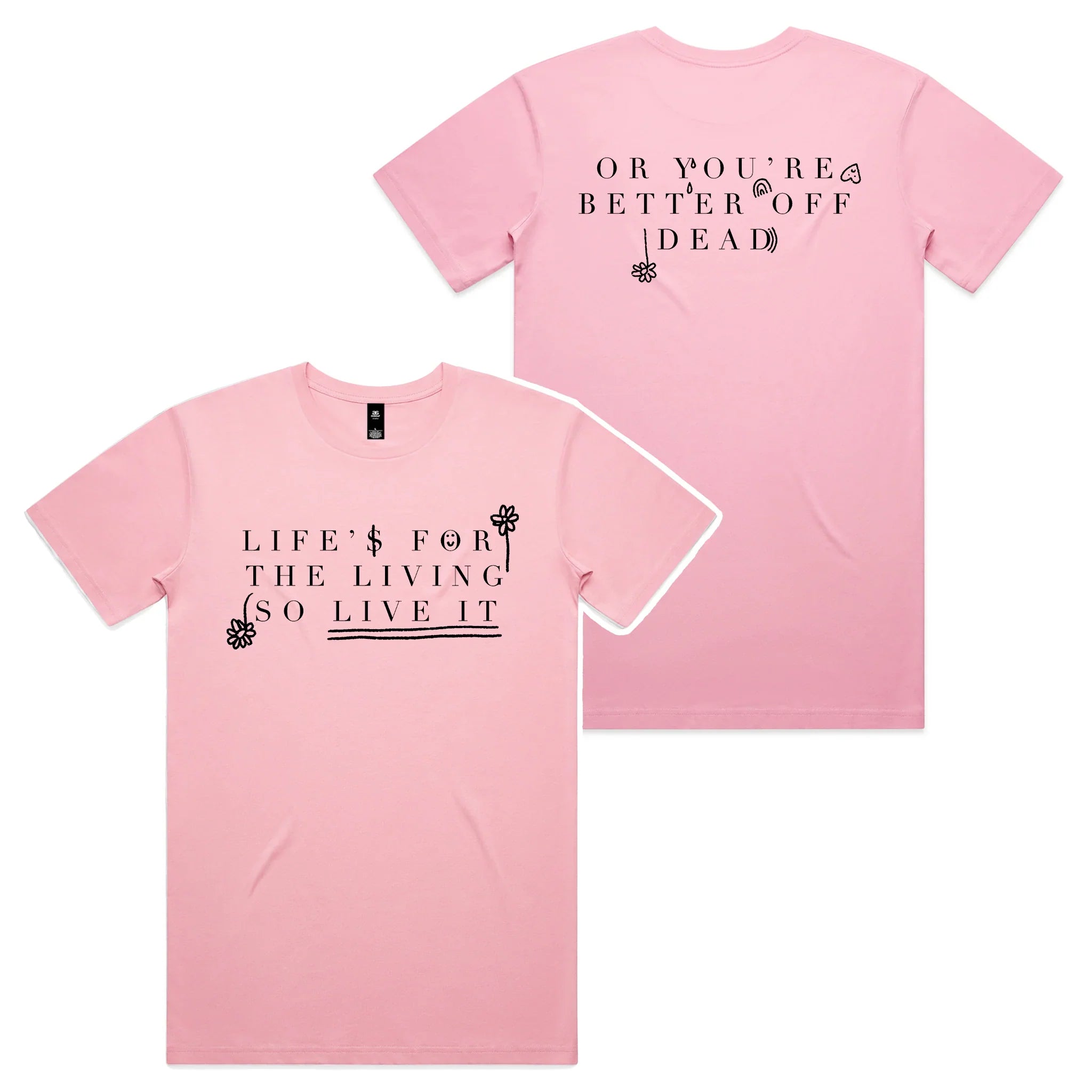 Life Is For The Living Tee Hoodie, Sweatshirt | CiraTrend.com (Image 3)