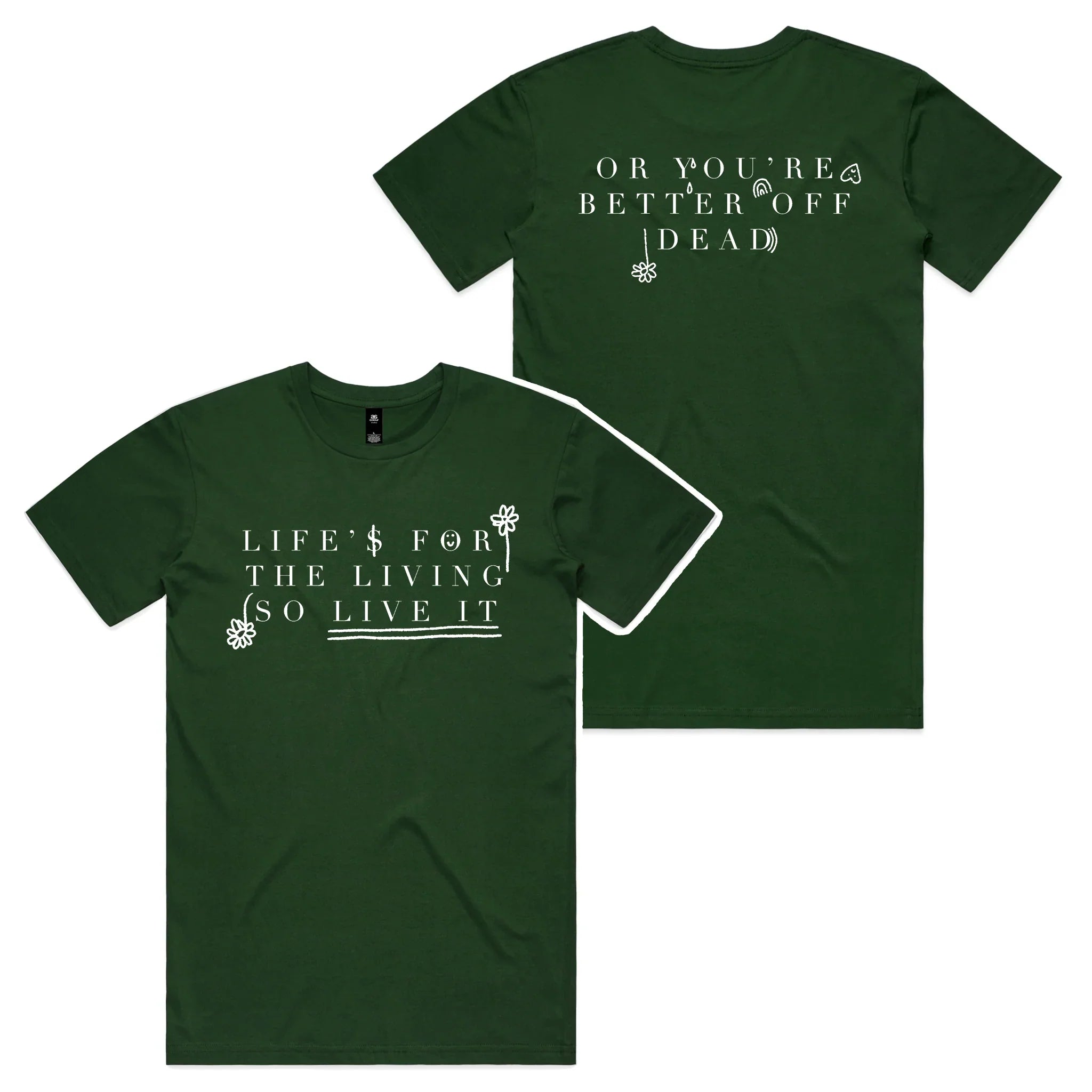 Life Is For The Living Tee Hoodie, Sweatshirt | CiraTrend.com (Image 4)