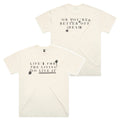 Life Is For The Living Oversized Tee Hoodie, Sweatshirt | CiraTrend.com (Image 1)