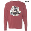 Light Bulb Be The Light Long Sleeve Comfort Colors T-Shirt 'NLB Hoodie, Sweatshirt | CiraTrend.com