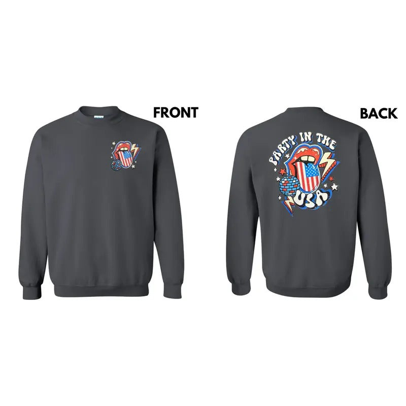 Lightning Disco USA Party Sweatshirt T-Shirts, Hoodie | CiraTrend.com