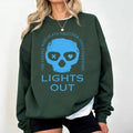 Lights Out Sweatshirt, Blu Skull Navessa Allen Book Sweat T-Shirts, Hoodie | CiraTrend.com