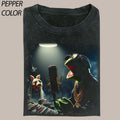 Lil Kermit Funny Graphic Tees - Vintage Short Sleeve T-Shirt for Women - 100% Cotton - All Seasons