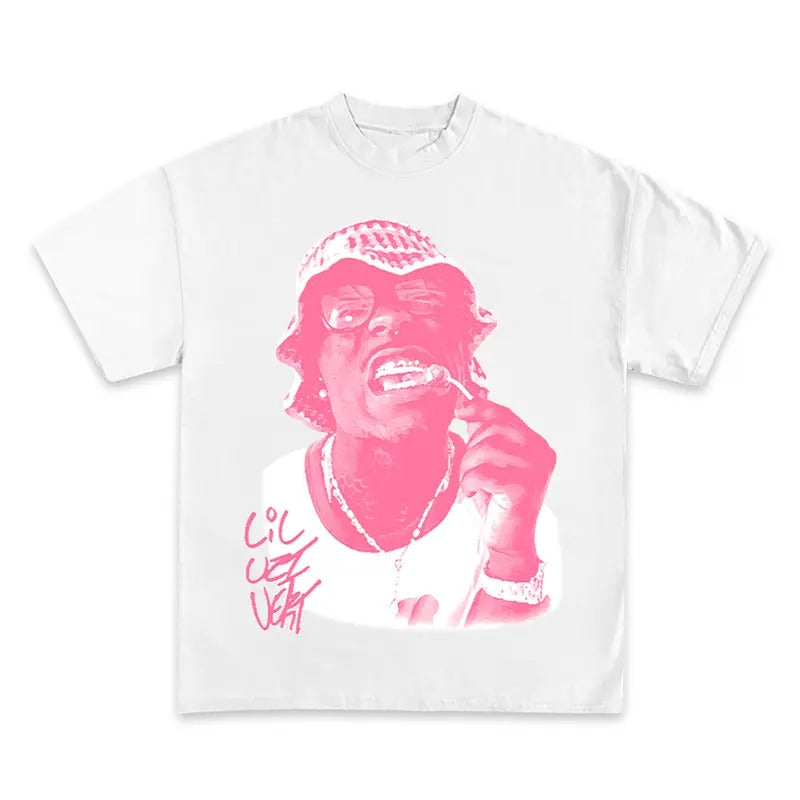 Lil Uziii Pink Graphic Tee - Eye-Catching and Modern Hoodie, Sweatshirt | CiraTrend.com