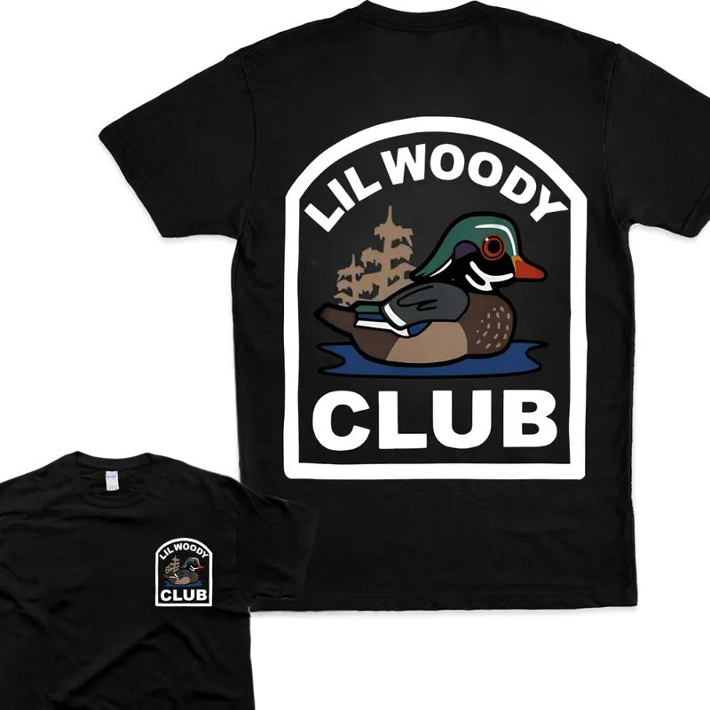 Lil Woody Club Short Sleeve Tshirt Vintage T-shirt 2 Side Tee Sweatshirt Hoodie | CiraTrend.com