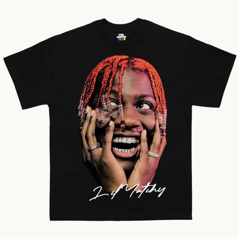 Lil Yachty Shirt Big Face Rapper Graphic Tee Shirt Vintage Rap Hip Hop Merch Oversized Heavy Cotton Men Women Menswear...