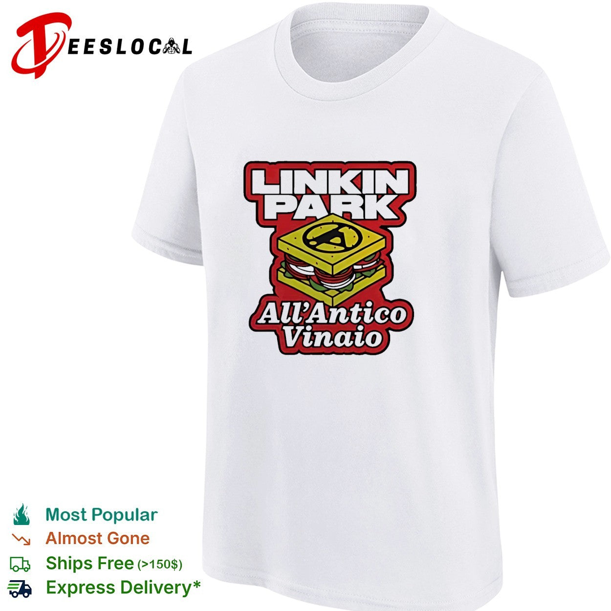 Linkin Park Firenze Italia Florence Emporio Da Zero All’Antico Vinaio Trucker shirt