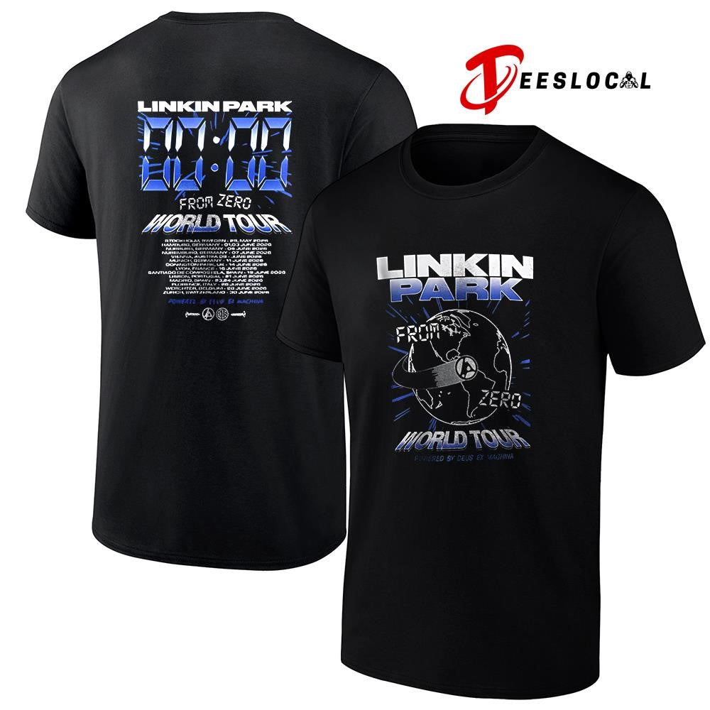 Linkin Park X Deus Ex Machine Madrid Spain From Zero dates schedule shirt