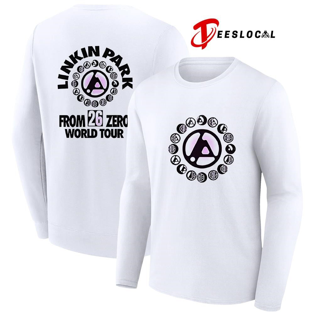 Linkin Park X Deus Ex Machine Madrid Spain From Zero logo shirt