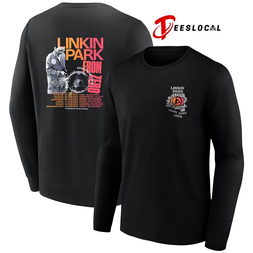 Linkin Park X Deus Ex Machine Madrid Spain From Zero metal worker shirt