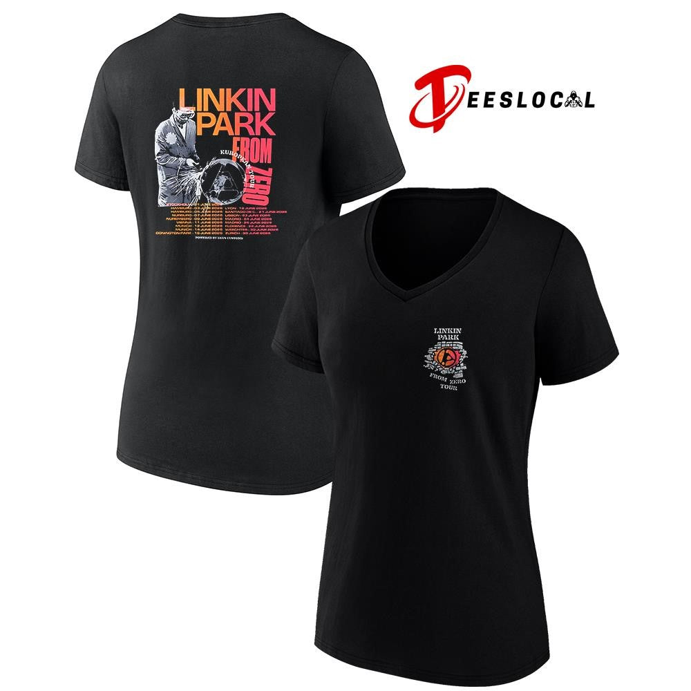 Linkin Park X Deus Ex Machine Madrid Spain From Zero metal worker shirt