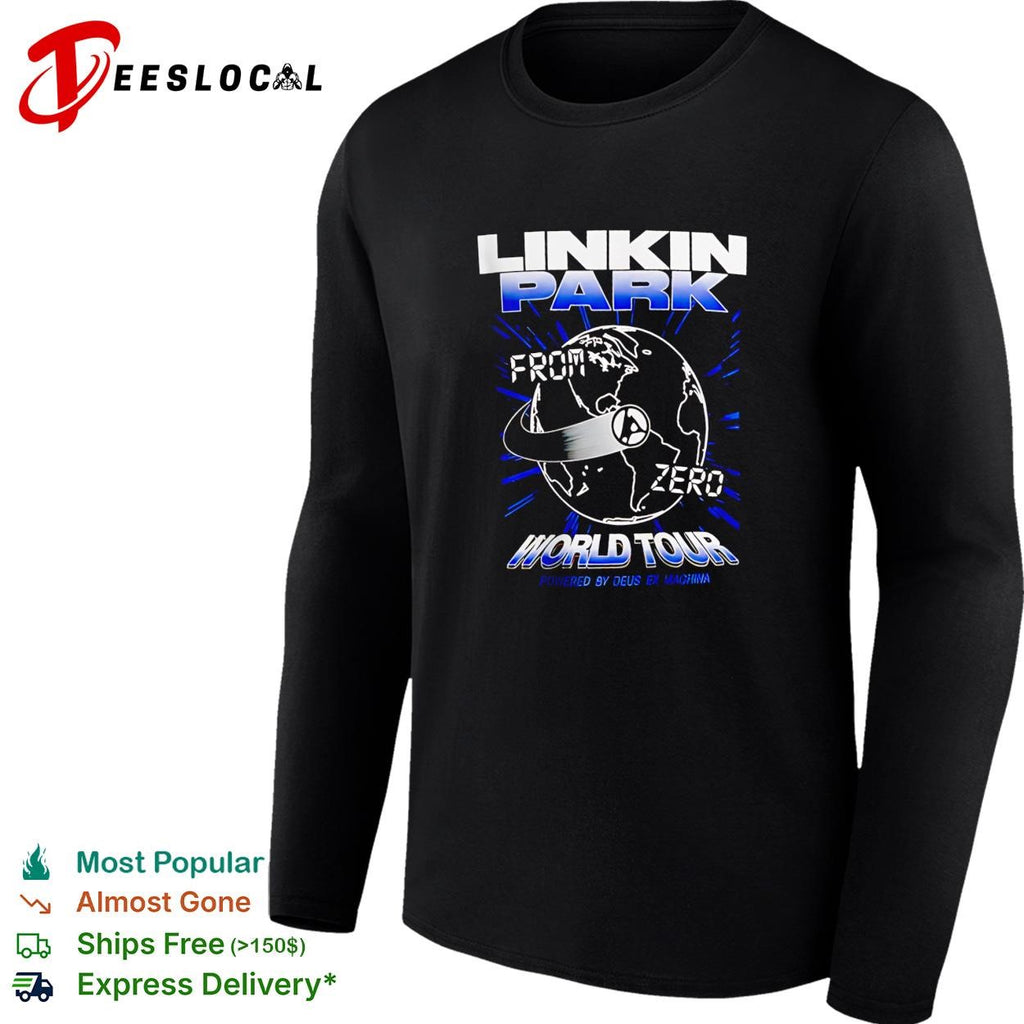 Linkin Park x Deus Ex Machine Madrid Spain 2026 Zero Time shirt