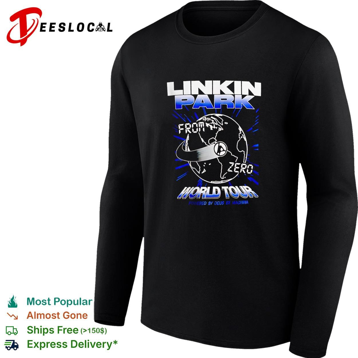 Linkin Park x Deus Ex Machine Madrid Spain 2026 Zero Time shirt