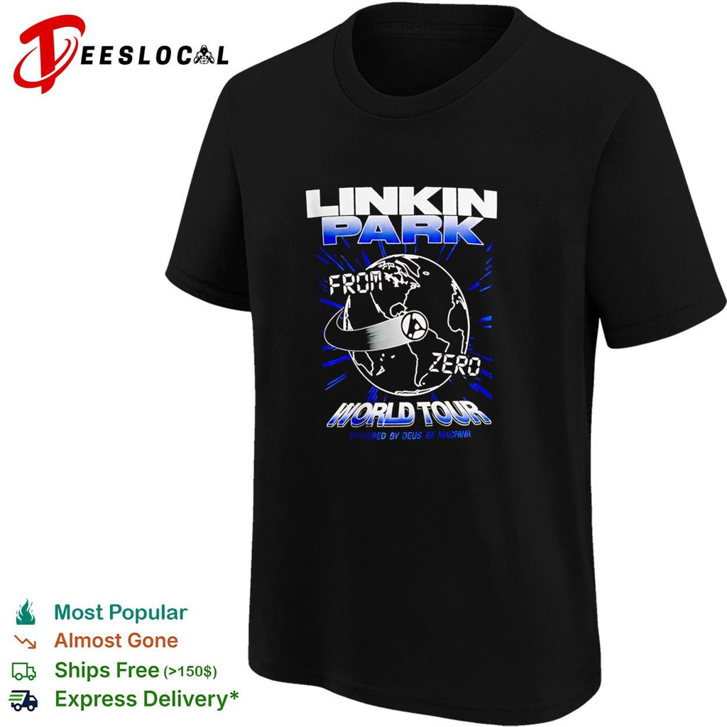 Linkin Park x Deus Ex Machine Madrid Spain 2026 Zero Time shirt