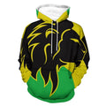 Lion Jamaica Flag Hoodie