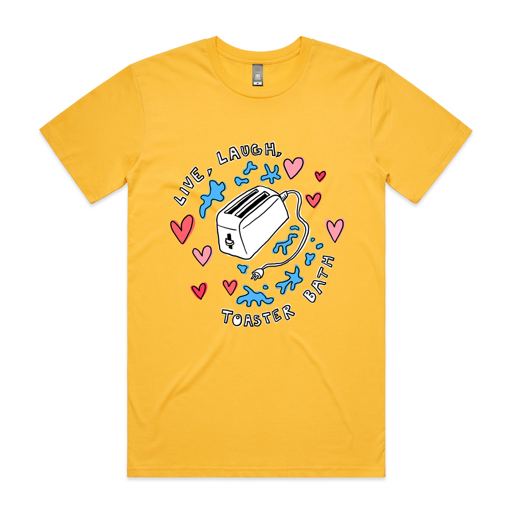 Live, Laugh, Toaster Bath Tee Hoodie, Sweatshirt | CiraTrend.com (Image 1)