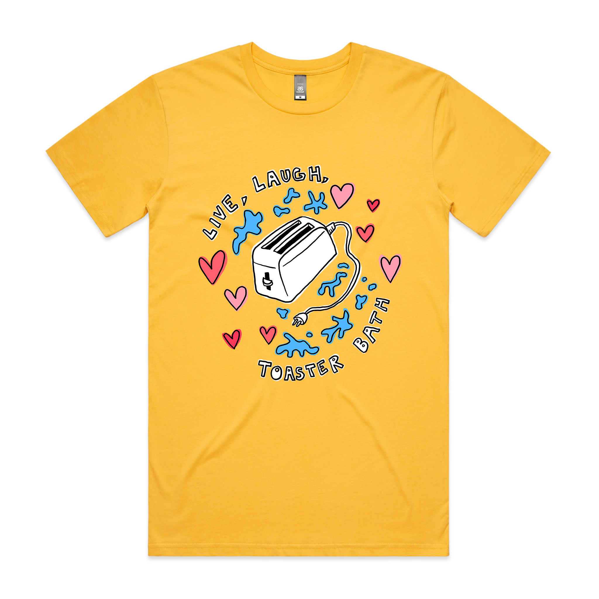 Live, Laugh, Toaster Bath Tee Hoodie, Sweatshirt | CiraTrend.com (Image 1)