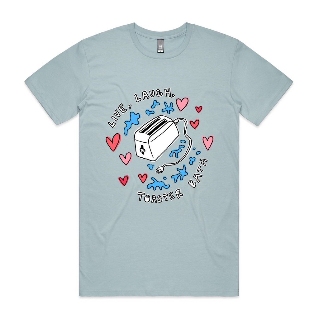 Live, Laugh, Toaster Bath Tee Hoodie, Sweatshirt | CiraTrend.com (Image 2)