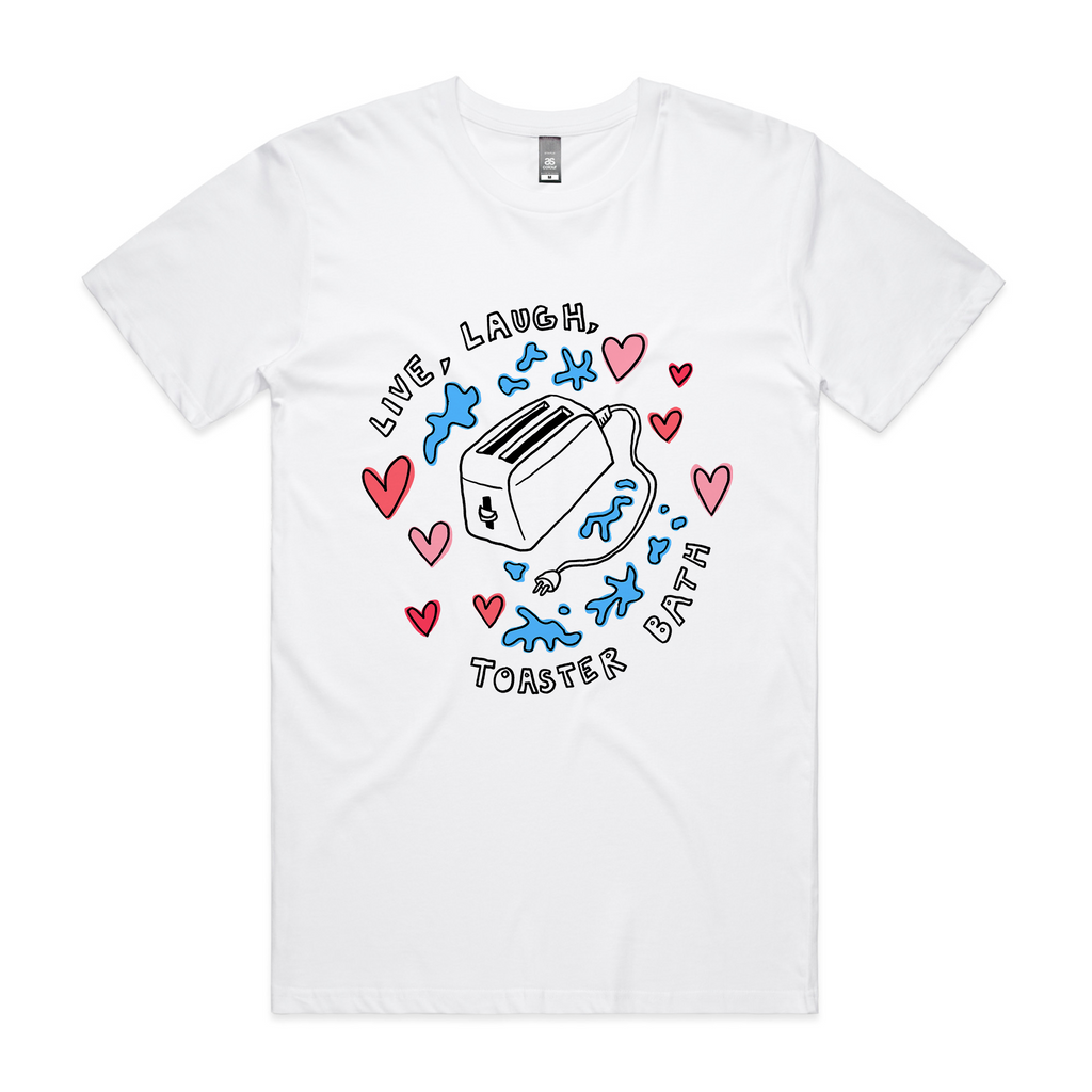 Live, Laugh, Toaster Bath Tee Hoodie, Sweatshirt | CiraTrend.com (Image 3)