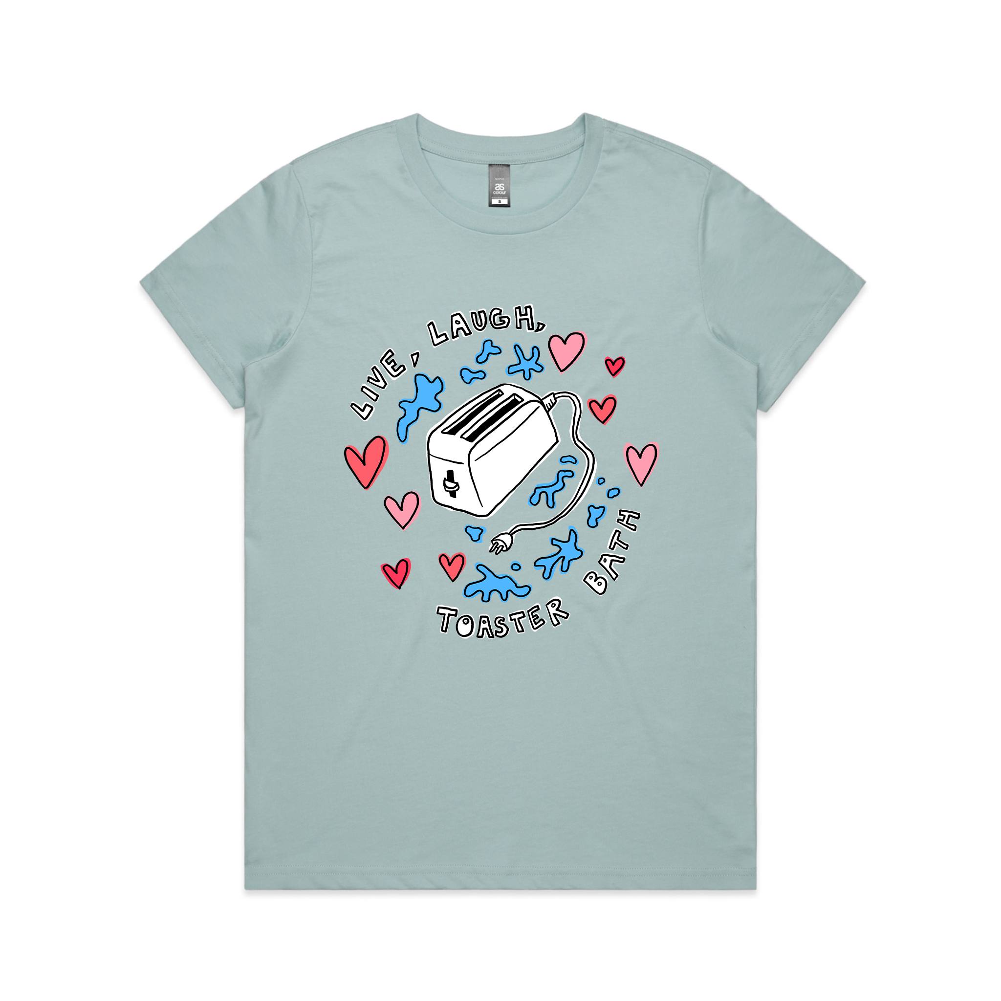 Live, Laugh, Toaster Bath Tee Hoodie, Sweatshirt | CiraTrend.com (Image 5)