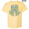 Lively Lemons Monogram Comfort Colors T-Shirt 'NLB' Hoodie, Sweatshirt | CiraTrend.com