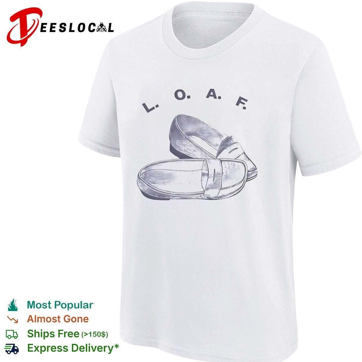 Loaf minimalist shoes illustration shirt