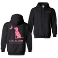 Local Boy Outfitters Dog And Moon Pink Camo Hoodie, Hunting Dog Hoodie, Camo Hoodie, Perfect for Outdoor Lovers, Gift for...