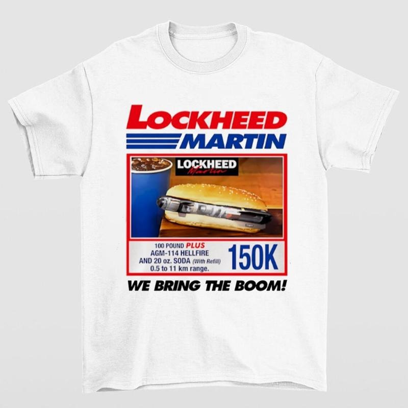 Lockheed Martin We Bring The Boom Shirt Featuring Bold Typography and Iconic Design Hoodie, Sweatshirt | CiraTrend.com