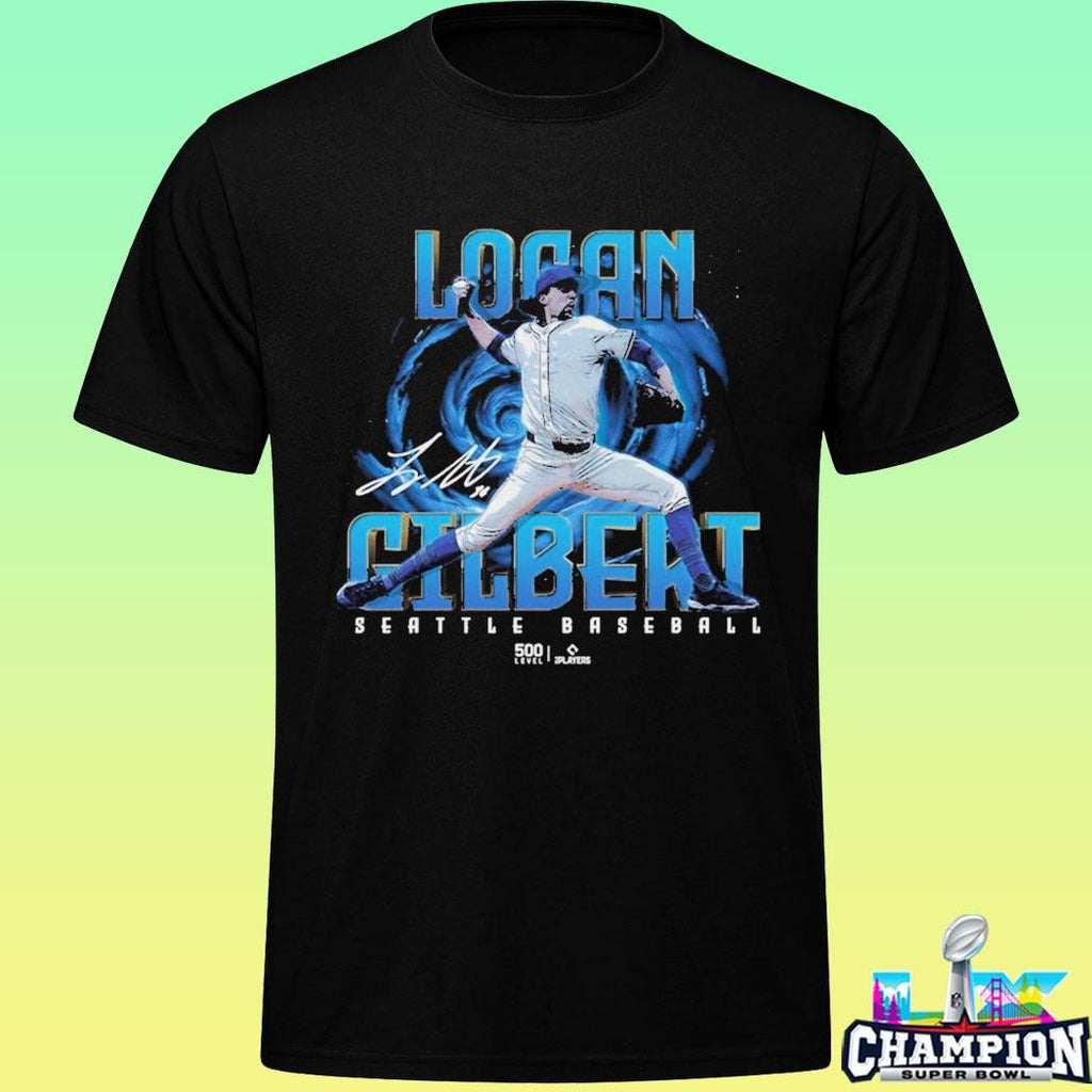 Logan Gilbert Seattle Baseball Signature Shirt