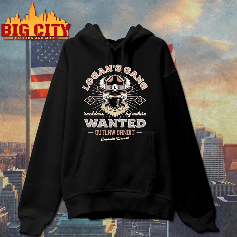 Logan’s Gang Reckless by nature wanted outlaw bandit shirt