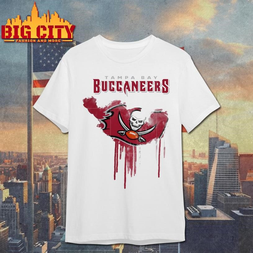 Logo Tampa Bay Buccaneers dripping Shirt