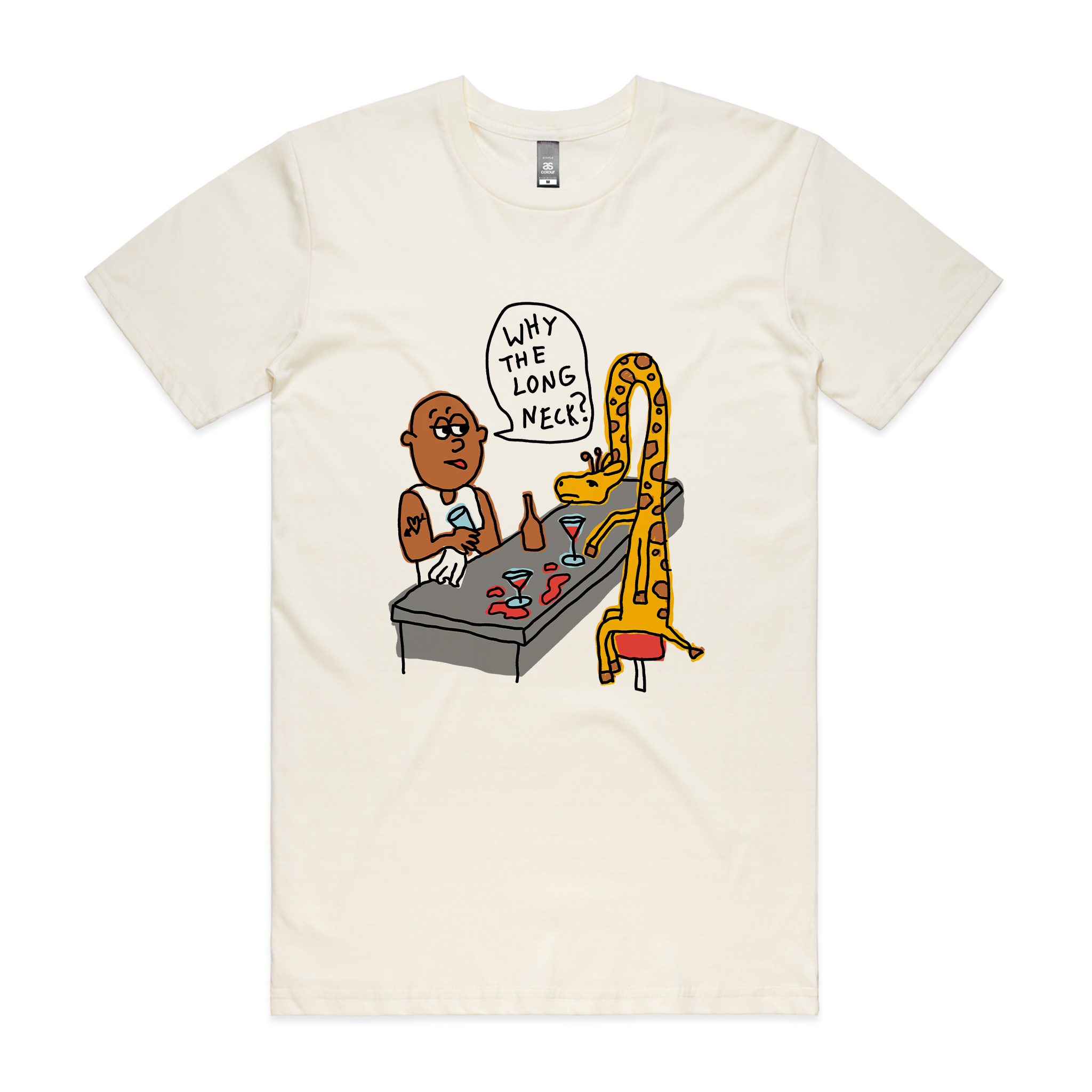 Long Neck Tee Hoodie, Sweatshirt | CiraTrend.com (Image 1)