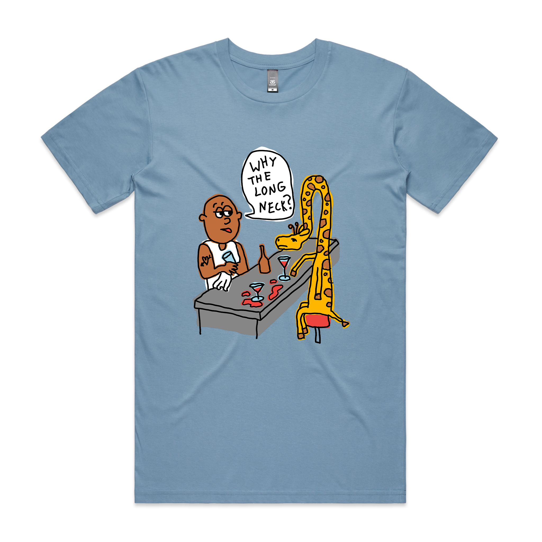 Long Neck Tee Hoodie, Sweatshirt | CiraTrend.com (Image 2)