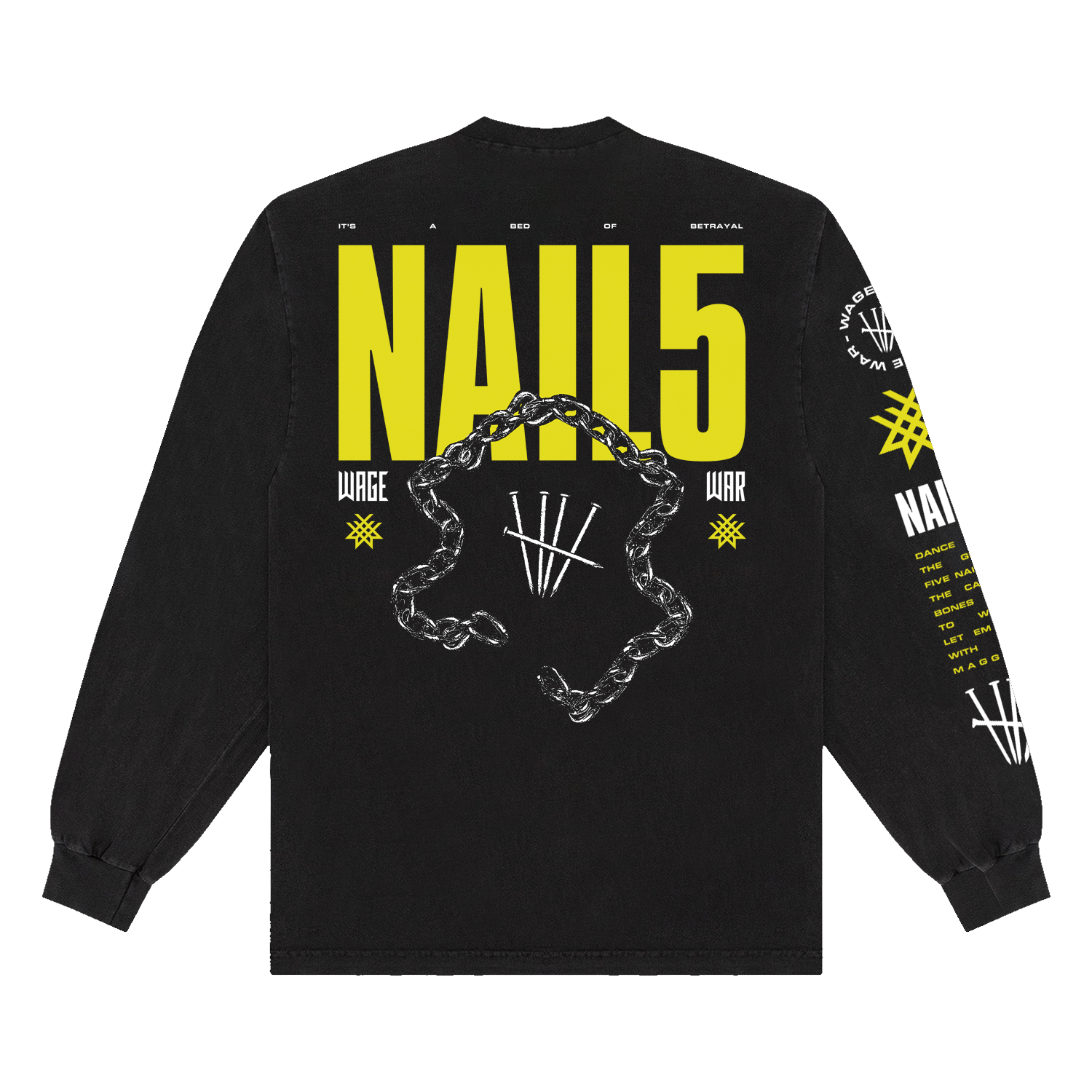 "NAIL5" Long Sleeve T-Shirt