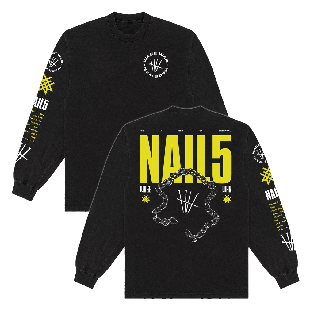 "NAIL5" Long Sleeve T-Shirt