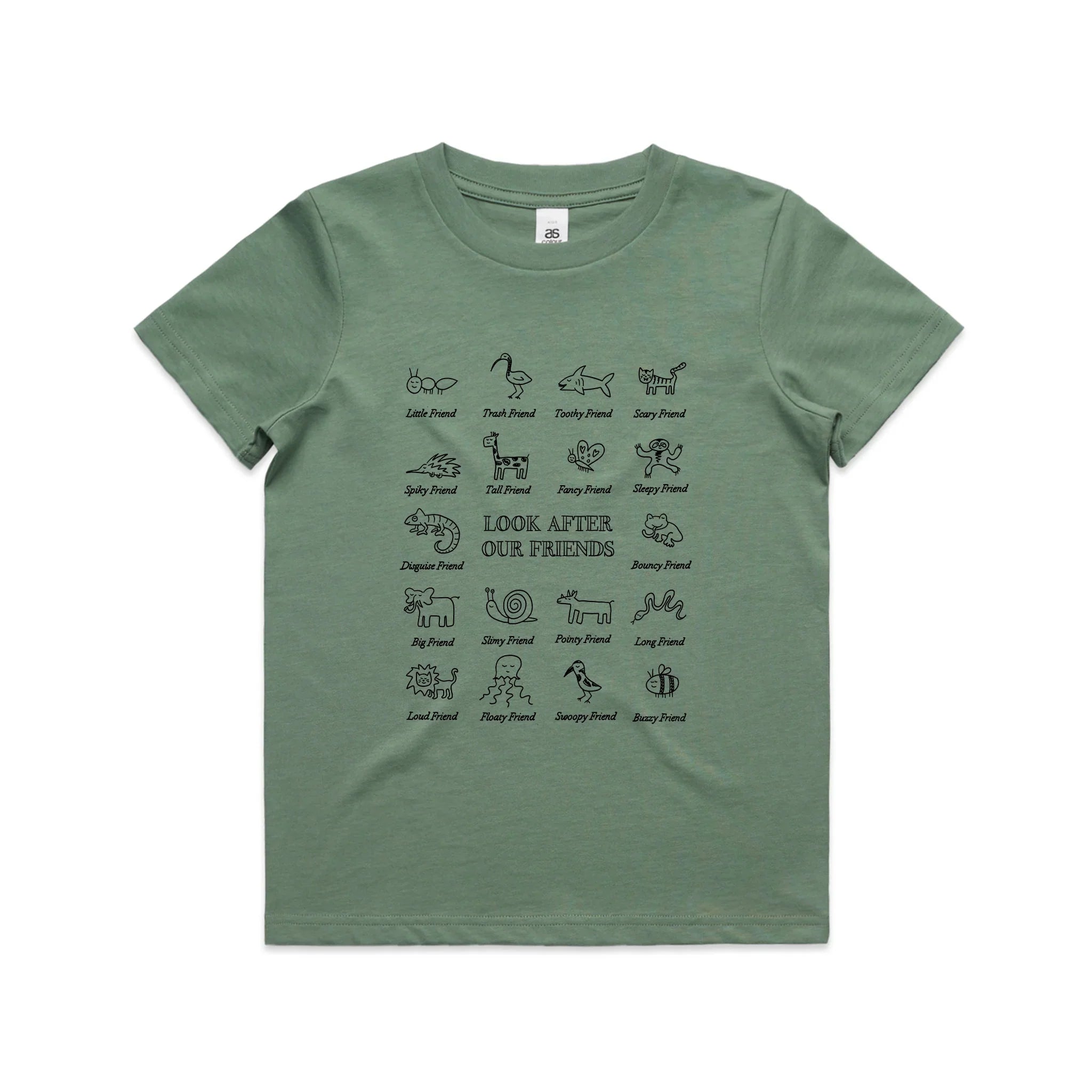 Look After Our Friends Kids Tee Hoodie, Sweatshirt | CiraTrend.com (Image 1)