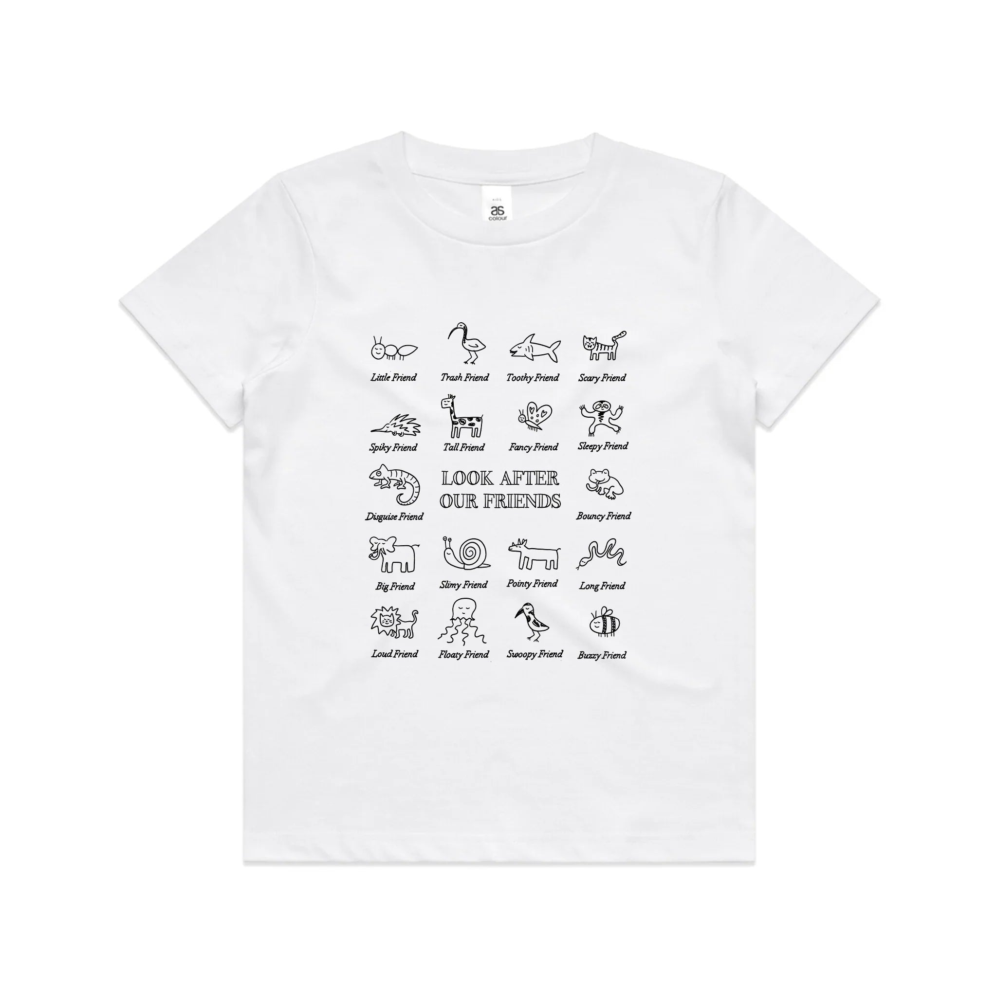 Look After Our Friends Kids Tee Hoodie, Sweatshirt | CiraTrend.com (Image 2)