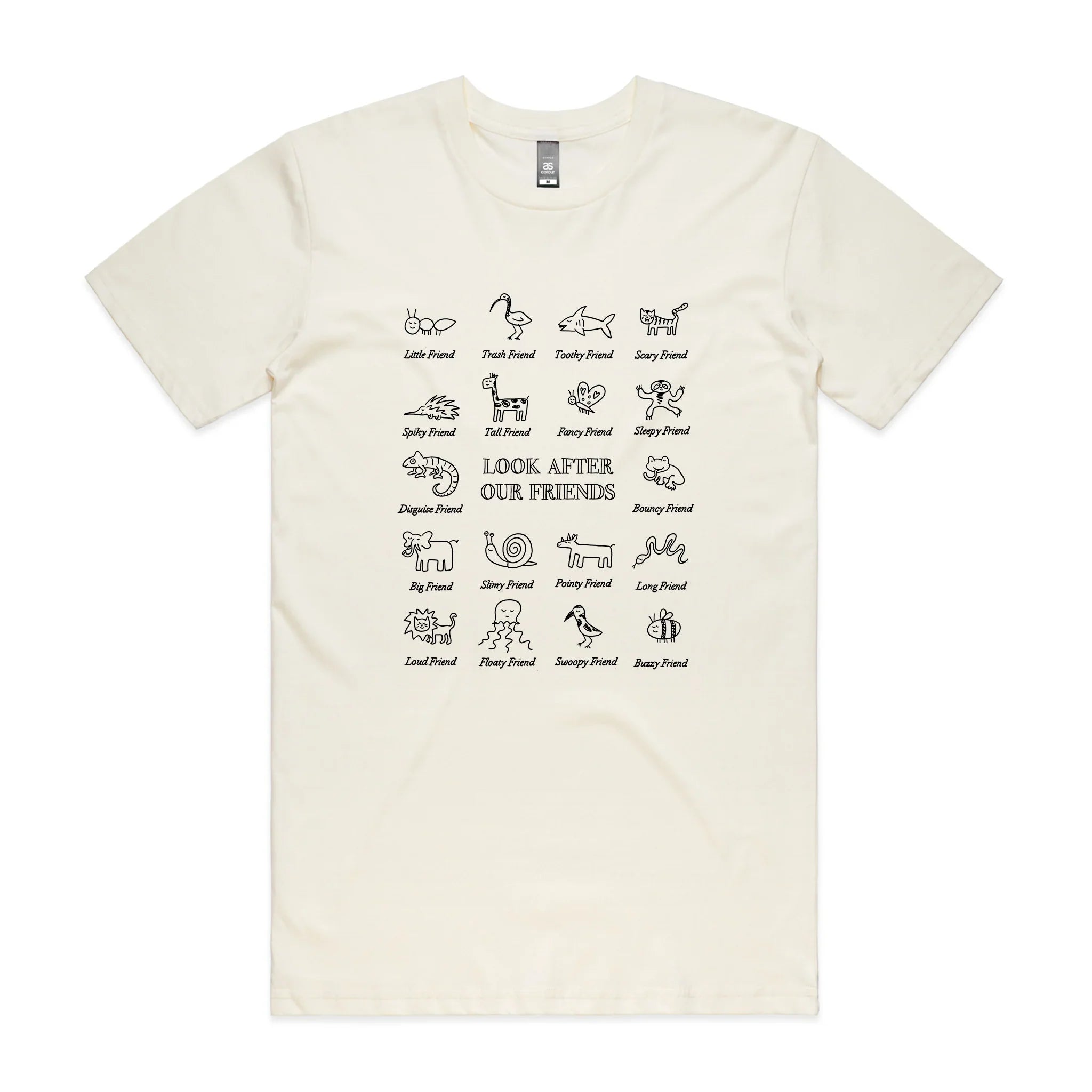 Look After Our Friends Tee Hoodie, Sweatshirt | CiraTrend.com (Image 3)