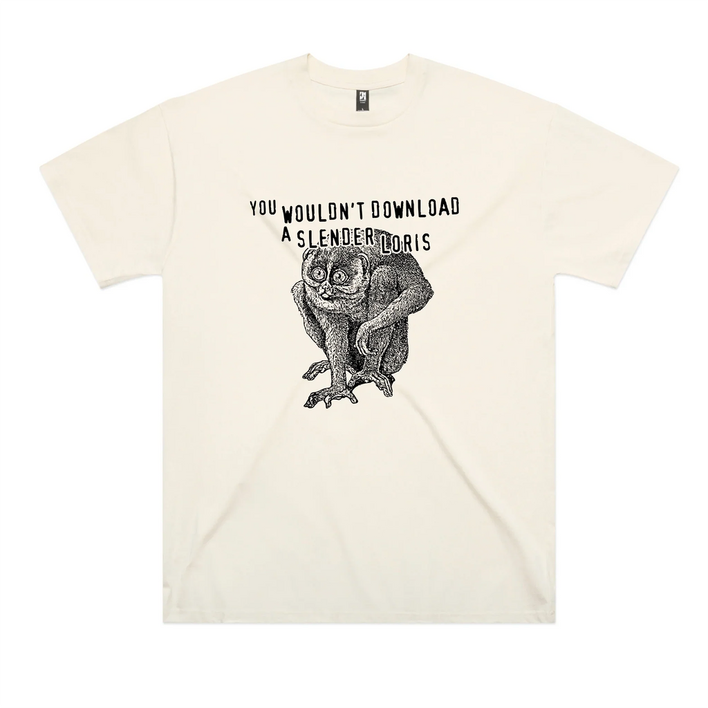 Slender Loris Oversized Tee Hoodie, Sweatshirt | CiraTrend.com (Image 2)