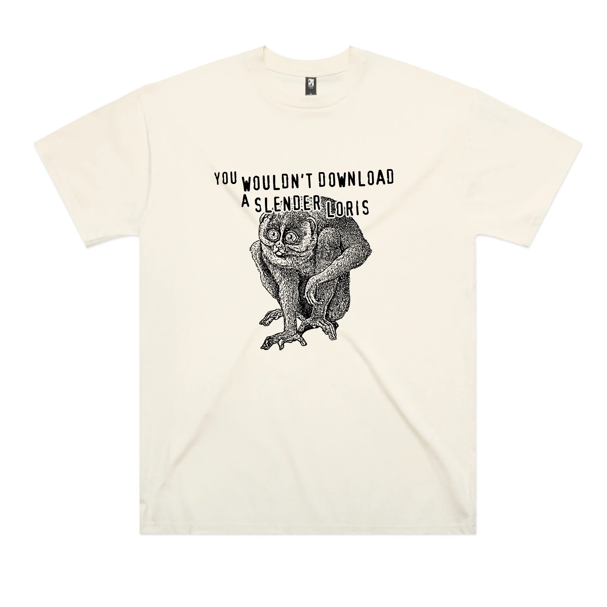 Slender Loris Oversized Tee Hoodie, Sweatshirt | CiraTrend.com (Image 2)