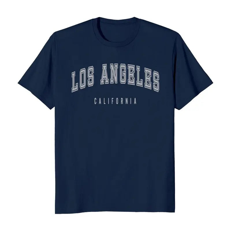 Los Angeles California Classic Short Sleeve Men's T-Shirt Casual Cotton Hoodie, Sweatshirt | CiraTrend.com