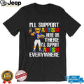 Los Angeles Chargers Boltman Mascot Autism Awareness Support T Shirt