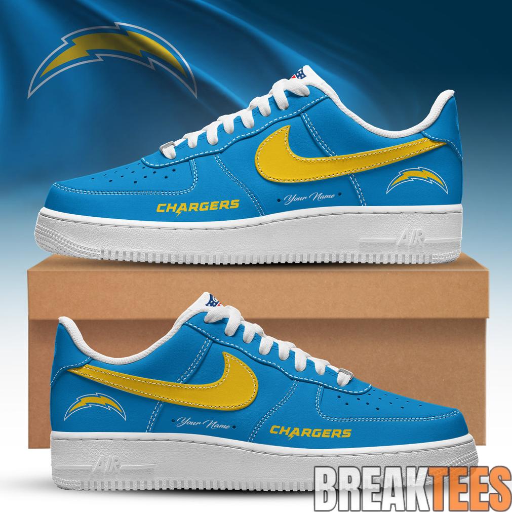 Los Angeles Chargers Special Heritage 2026 Custom AF1 Sneaker