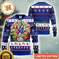 Los Angeles Dodgers 12 Grinch Funny Faces Happy Xmas Day Ugly Christmas Sweater